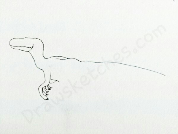 600x450 How To Draw A Raptor In A Few Easy Steps With Pictures