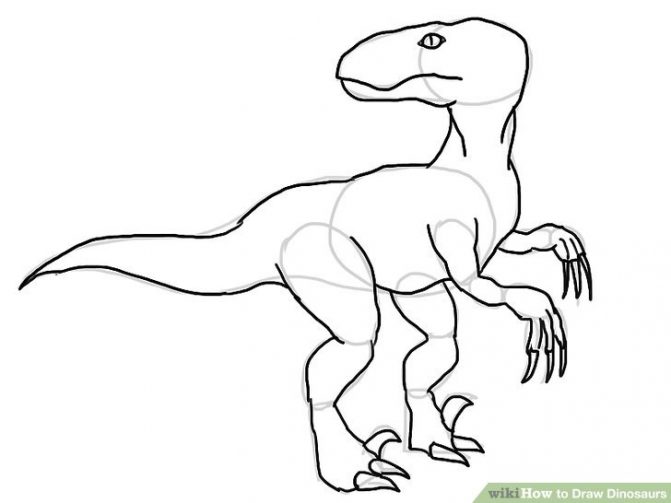 671x503 Coloring Pages Easy Dinosaur Drawings Drawing How To Draw