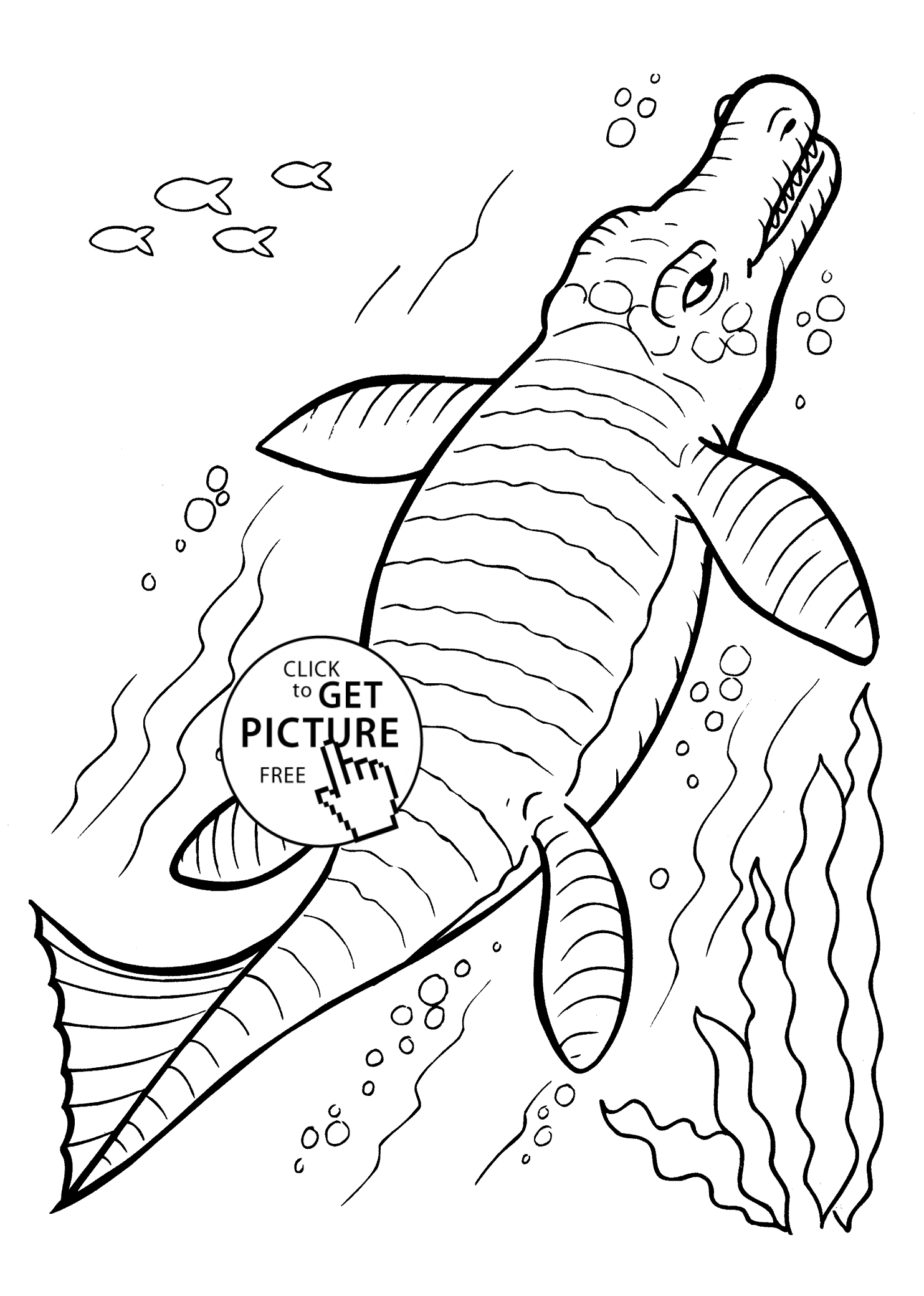 1483x2079 Dinosaur Undersea Coloring Pages For Kids, Printable Free