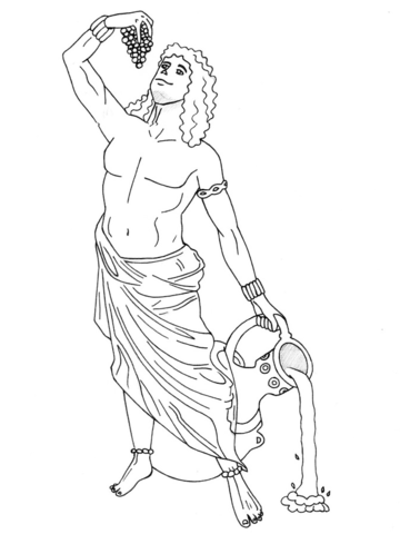 360x480 Dionysus Coloring Page Free Printable Coloring Pages