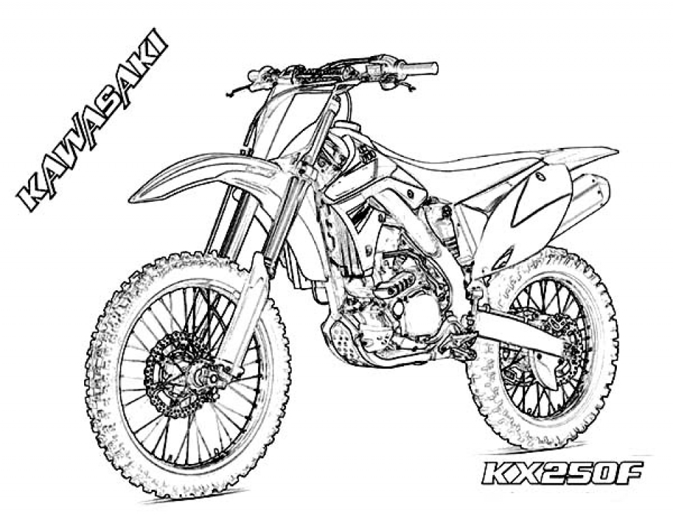 dirt bike drawing at getdrawings  free download