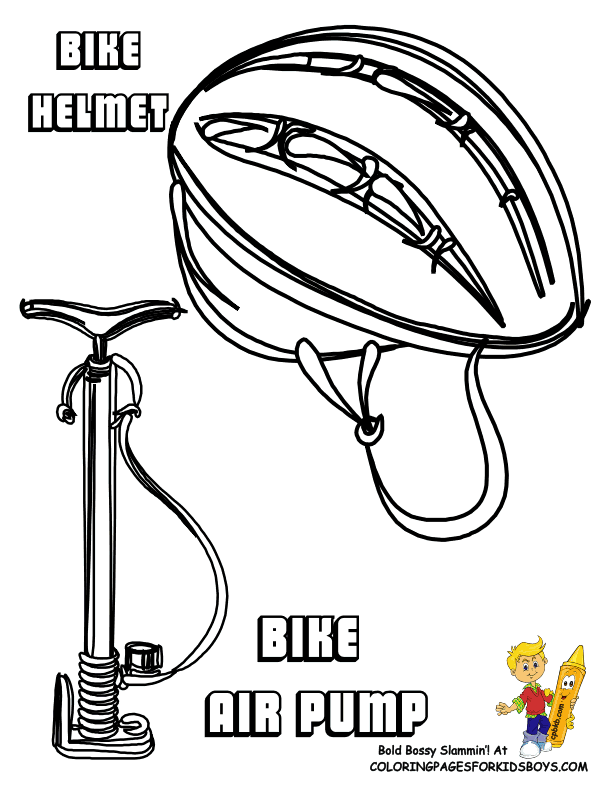 612x792 Bike Helmet Coloring Page Bike Helmet Coloring Page