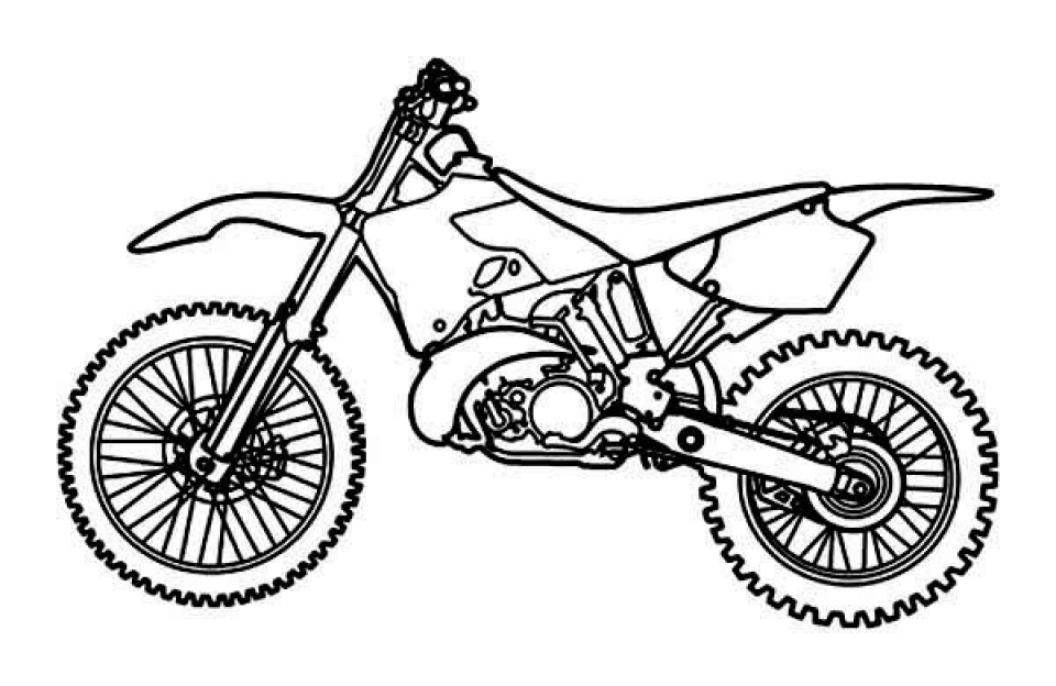 960x624 Dirt Bike Coloring Pages