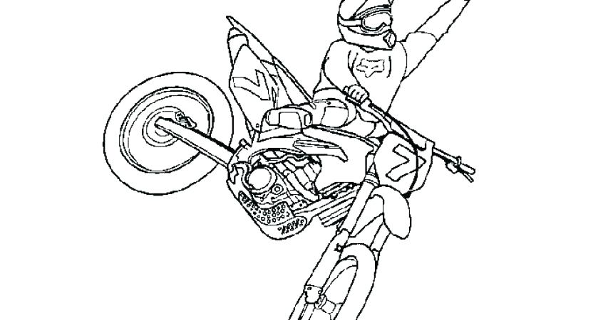 Dirt Bikes Drawing at GetDrawings | Free download