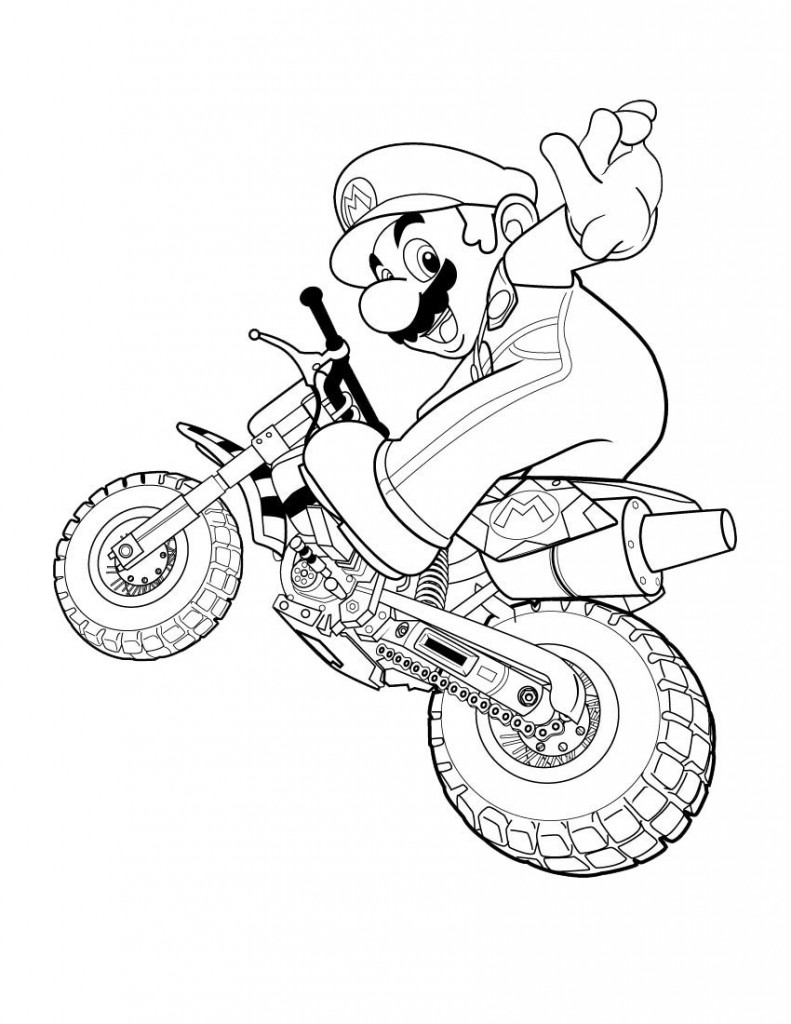 791x1024 Dirt Bike Coloring Pages Free Coloring Pages For Kids (3