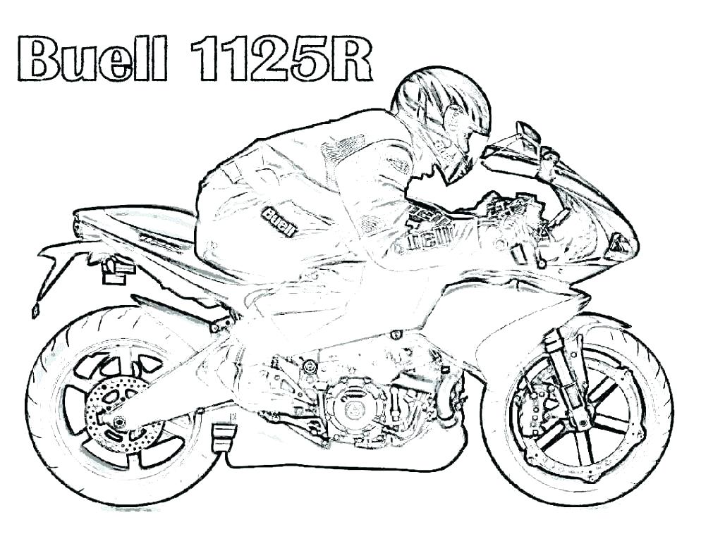 994x768 Dirt Bikes Coloring Pages