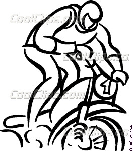 264x300 Person Riding A Dirt Bike Vector Clip Art