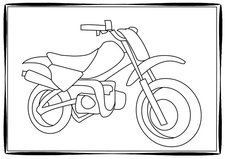 736x520 Dirt Bike Coloring Pages For Kids
