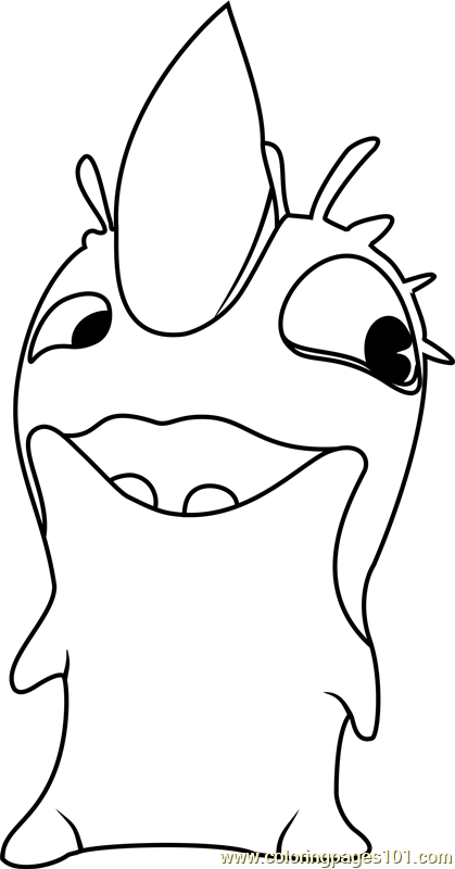 419x800 Dirt Urchin Coloring Page