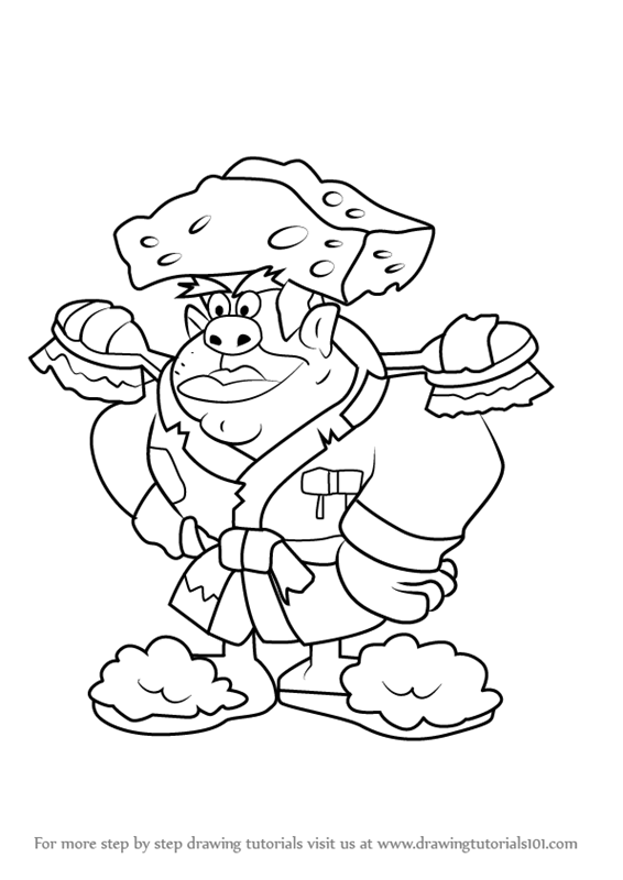 566x800 Learn How To Draw Captain James P. Dirt From Kids Next Door