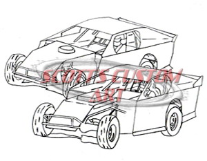 300x233 Dirt Track Coloring Book Ultimate Dirt Track Coloring Book