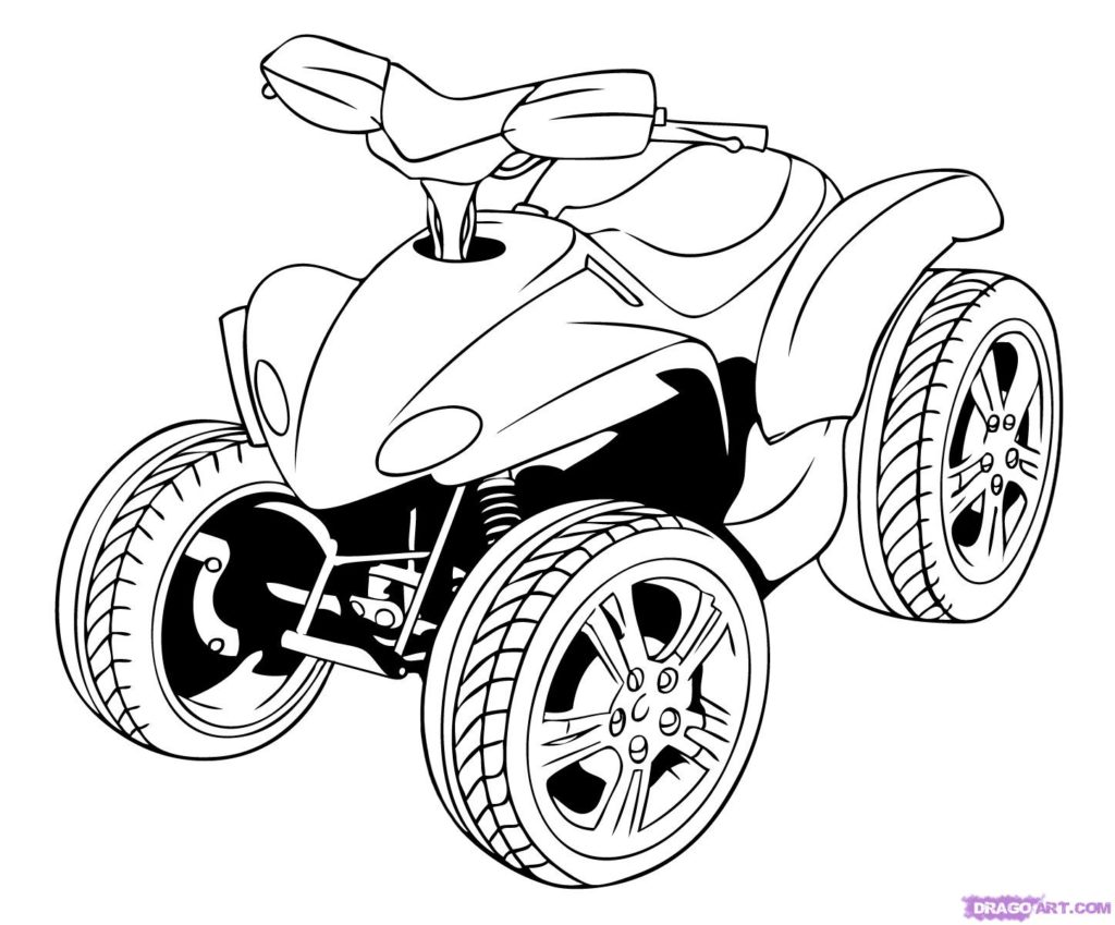 1024x849 4 Wheeler Coloring Page Free To Print Free Coloring Book Picture