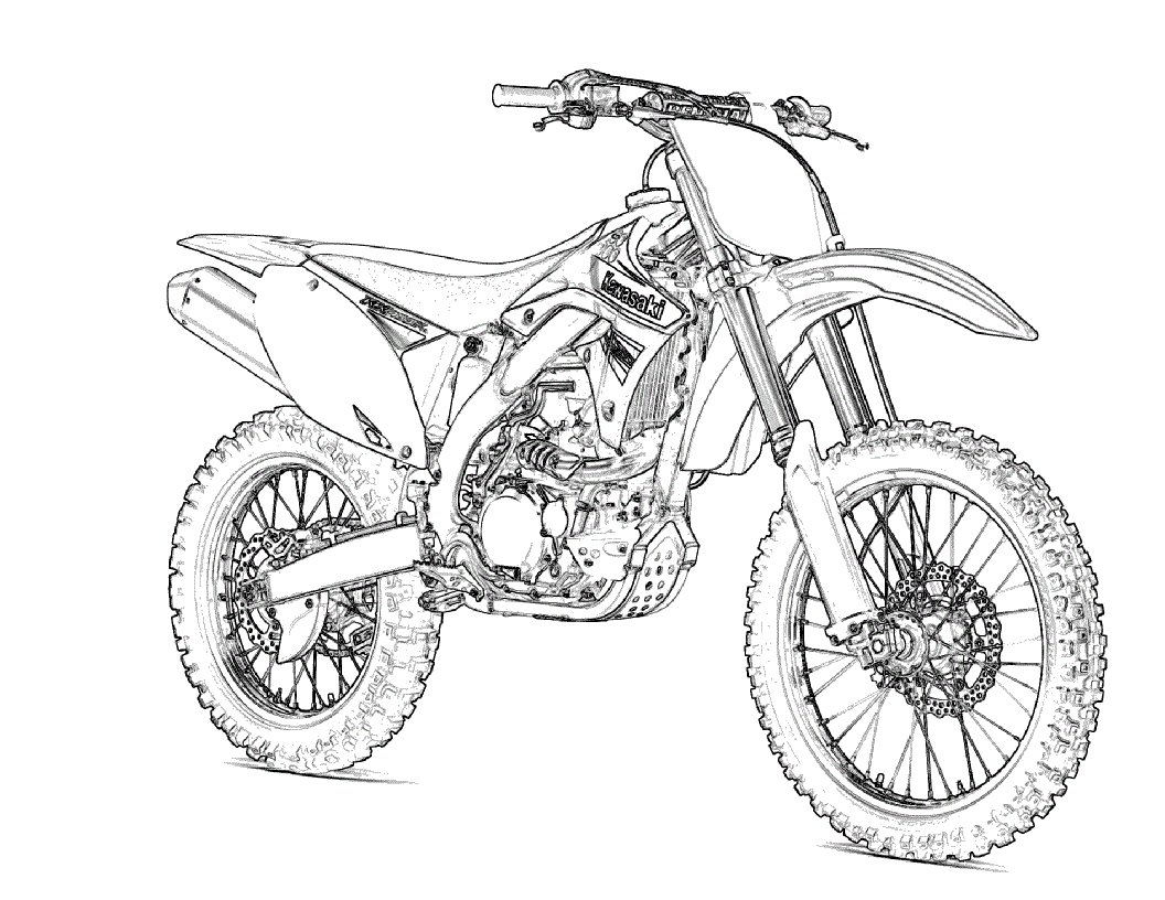 1056x816 Motorcycles Coloring Pages
