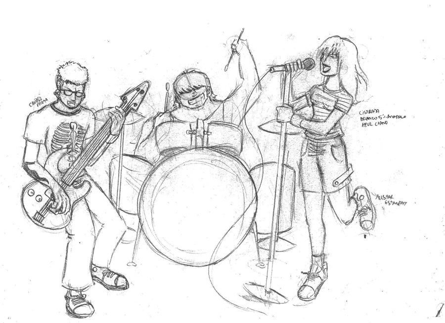 900x654 The Sketch Rock Band