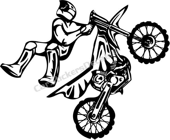 656x543 Dirt Bike Coloring Pages To Print