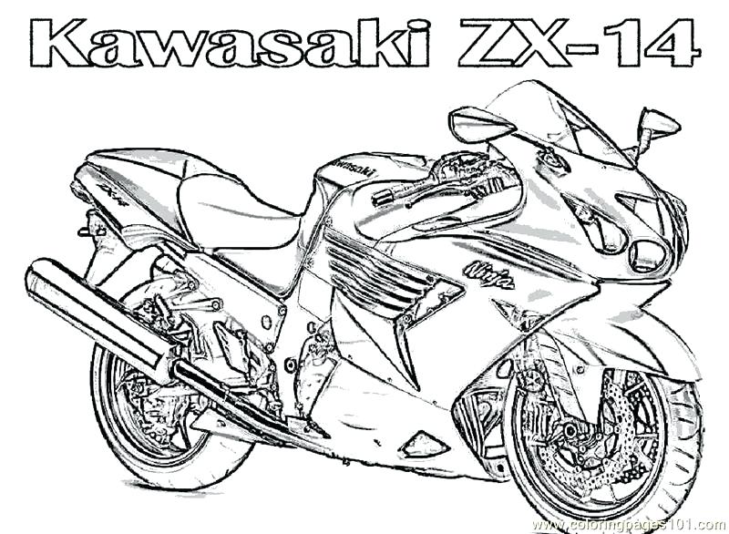 800x586 Dirt Bike Car Coloring Sheet