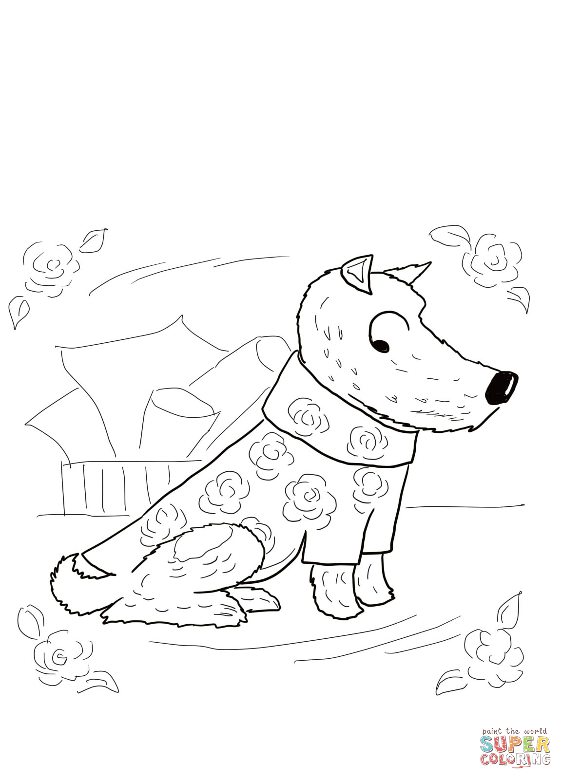 1153x1600 Harry The Dirty Dog Coloring Pages