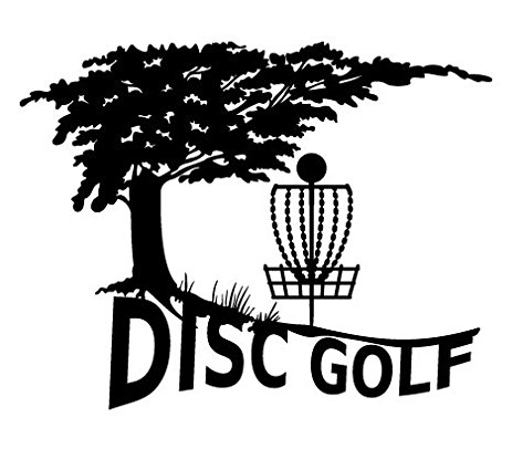 463x406 Nature Tree Disc Golf Decal With Mach 3 Type Basket