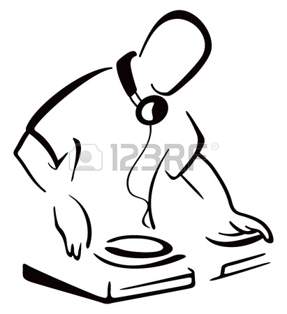 411x450 Dj Behind Console Royalty Free Cliparts, Vectors, And Stock
