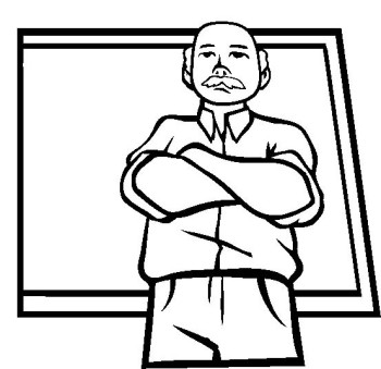 350x339 Strict Discipline And Teacher Coloring Pages Kids Coloring Pages