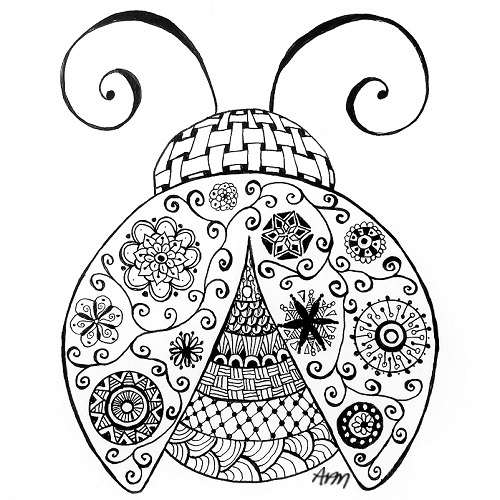 500x500 The Discipline Required To Draw A Mandala With Precision