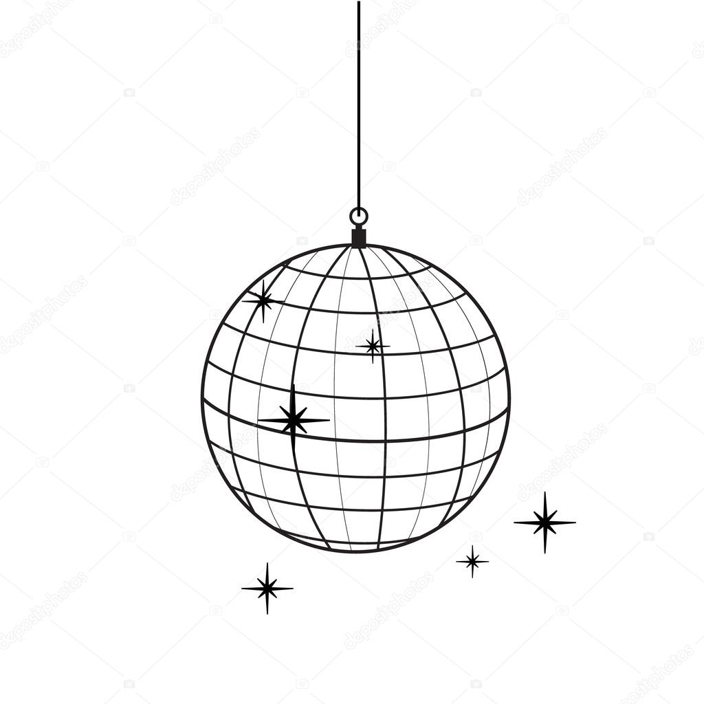1024x1024 Disco Ball Raster Stock Photo Viktorijareut