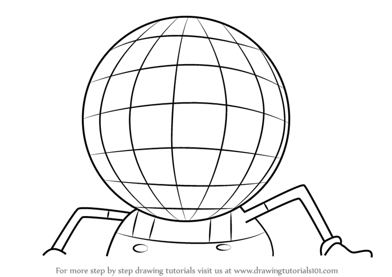 800x565 Learn How To Draw Disco Ball Head From Uncle Grandpa (Uncle