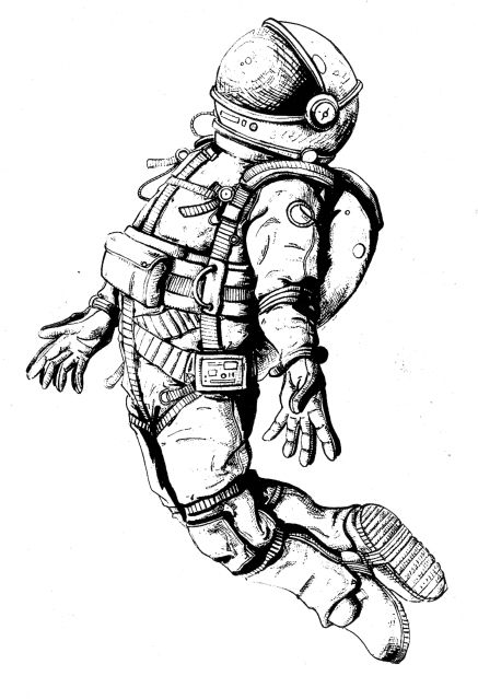 437x639 Image Result For Astronaut Line Drawing Space
