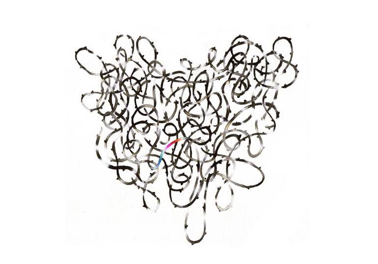 770x538 Saatchi Art Disease 10 Drawing By Noumeda Carbone