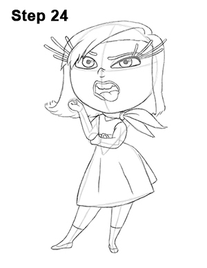 300x388 Disgust Inside Out Drawing 24 Drawing Drawings