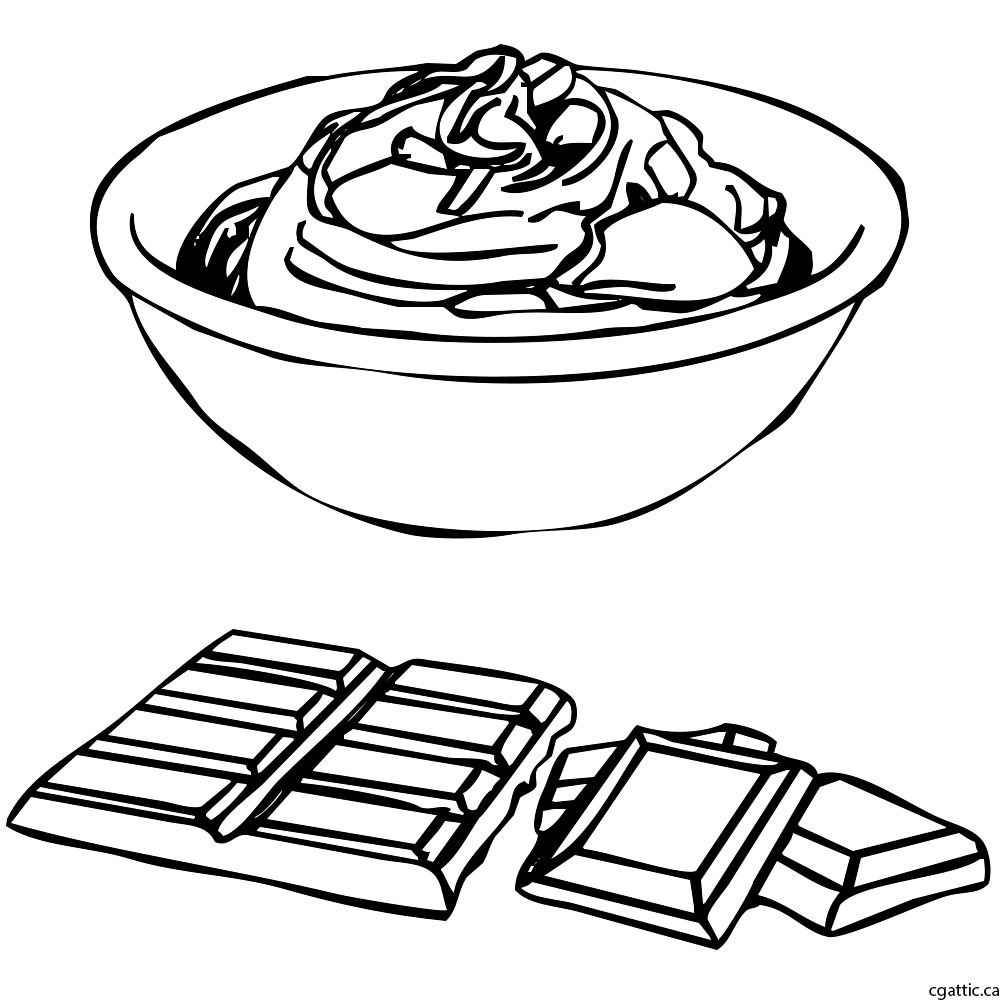 1000x1000 Chocolate Cartoon Drawing In 4 Steps With Photoshop