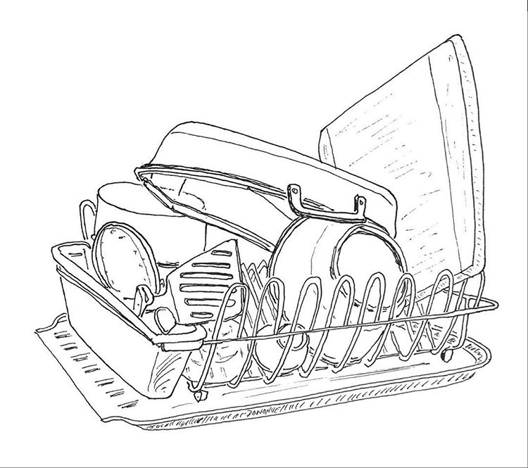 Dishes Drawing at GetDrawings | Free download