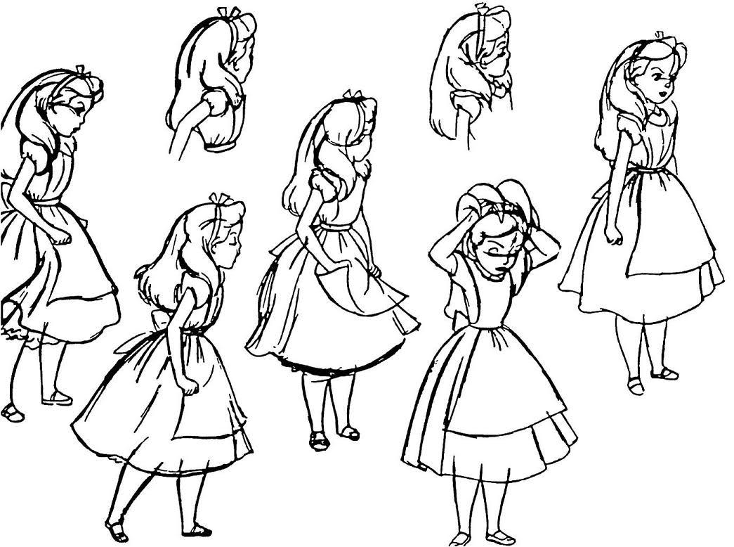 1045x778 Alice In Wonderland