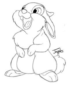 236x294 Thumper Sketch Disney Copyright By Lilz Art Wim Inspiration