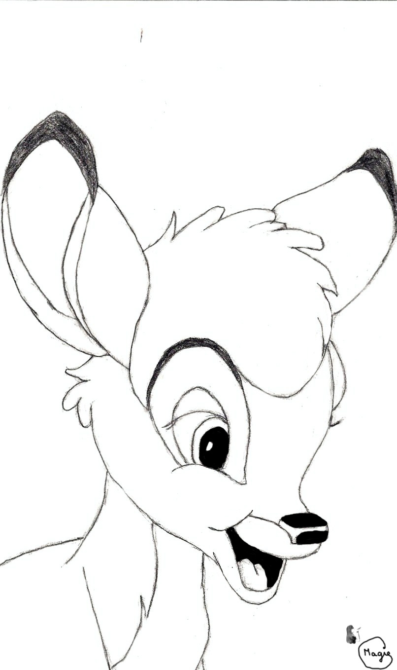 806x1358 Bambi By Magydisney