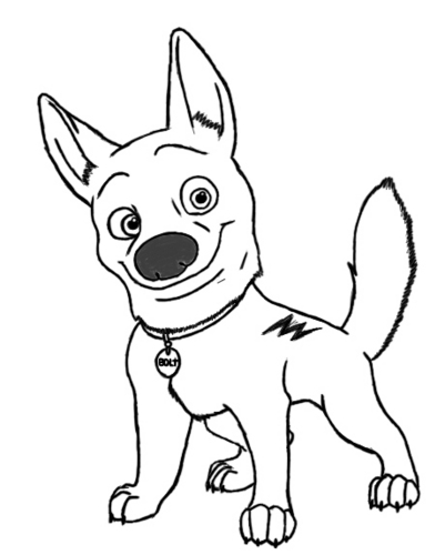 401x500 Disney's Bolt Images Bolt Art Made By Me Boltthsuperdog Wallpaper