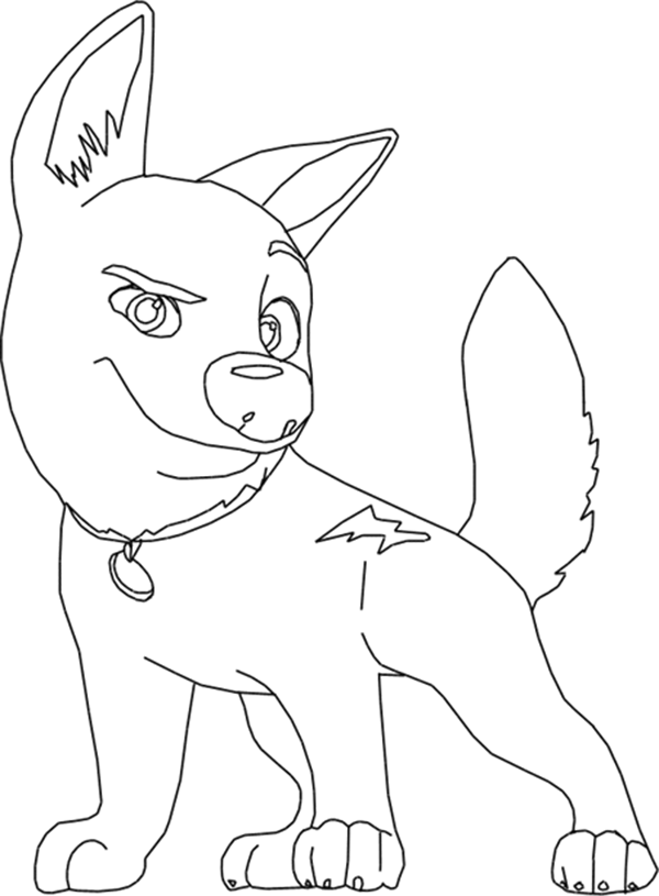 600x815 Bolt Coloring Pages