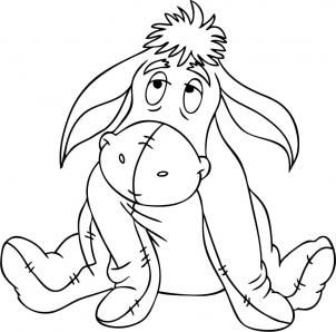 302x298 How To Draw Eeyore From Winnie The Pooh