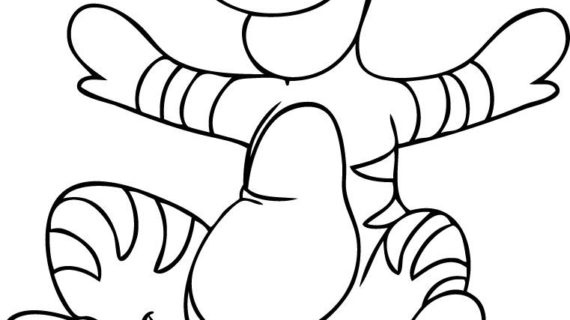 570x320 Cartoon Drawing Of A Baby How To Draw Baby Tigger, Step By Step