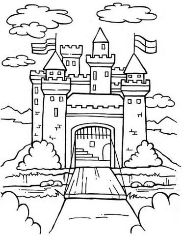 373x480 Disney Castle Coloring