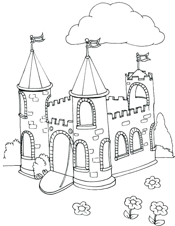 600x773 Disney Castle Coloring Page Castle Color Page Plus Castle Coloring
