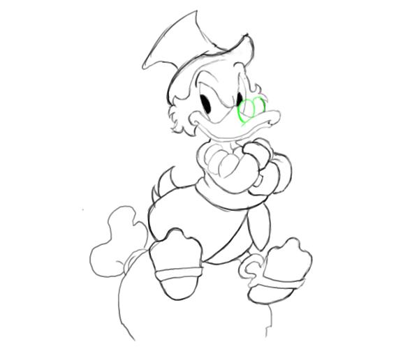 600x500 How To Draw Disney Characters Scrooge Mcduck