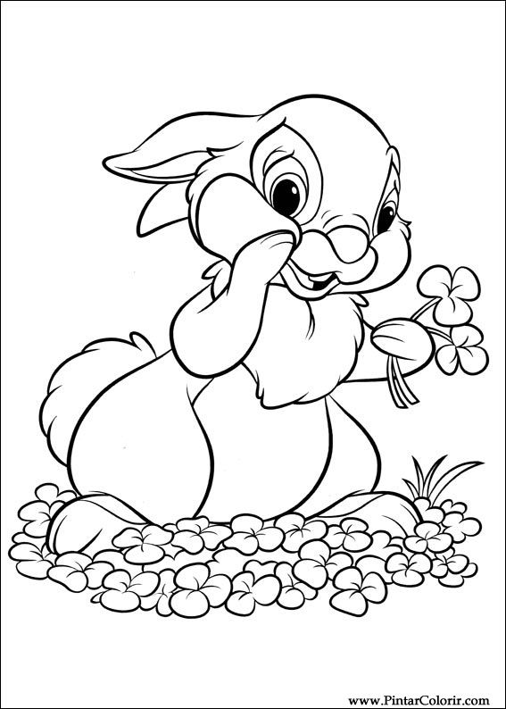 567x794 Drawings To Paint Amp Colour Disney Bunnies