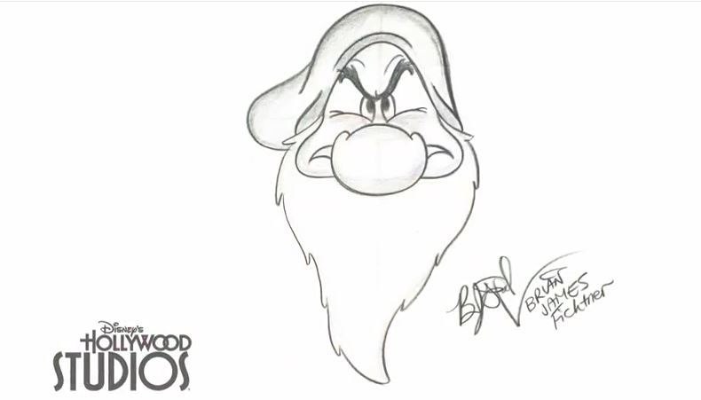 790x451 Learn To Draw Grumpy The Disney Blog