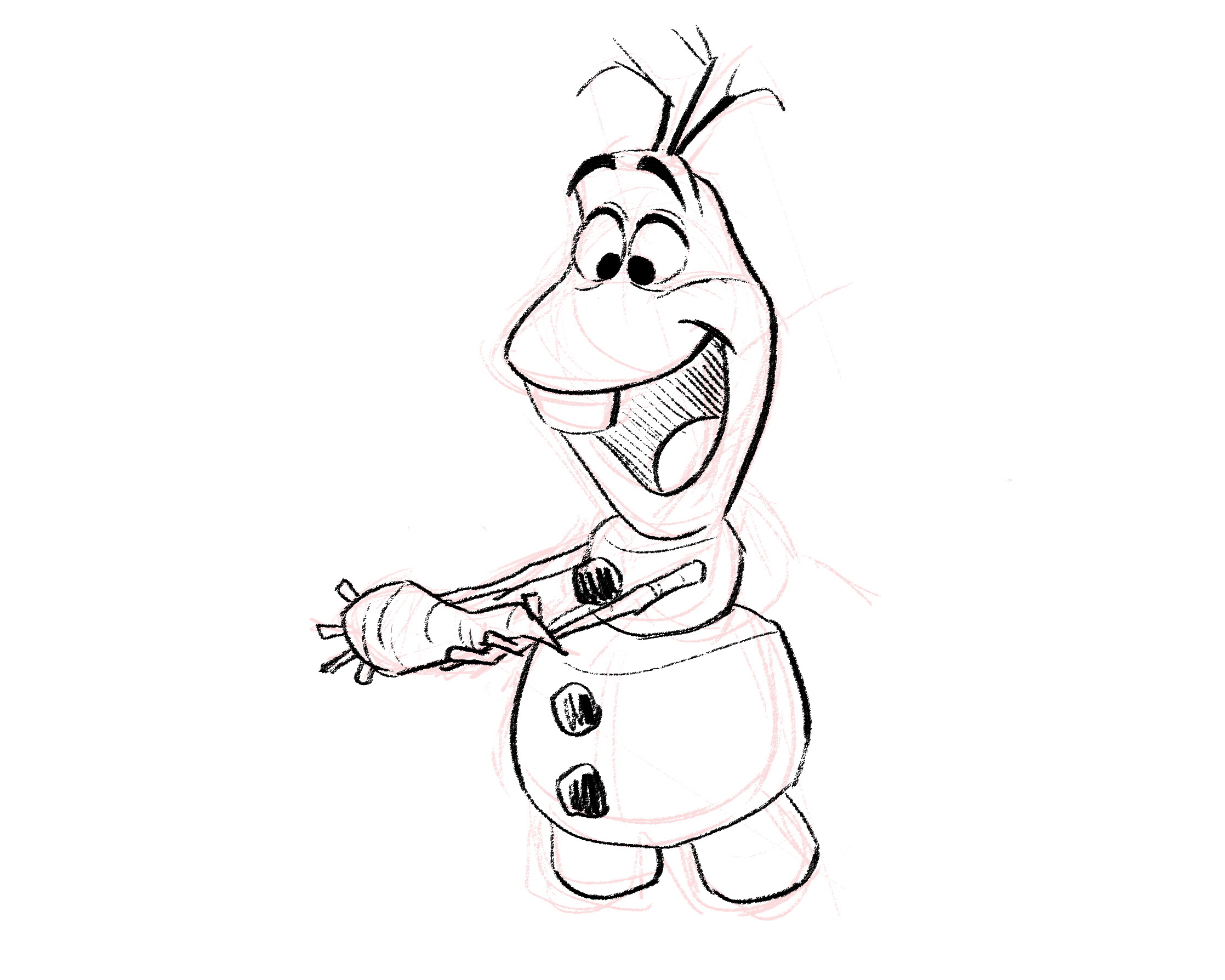 2235x1788 Best Photos Of Snowman Olaf Frozen Drawing