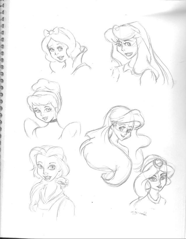 Disney Drawing Princess at GetDrawings | Free download