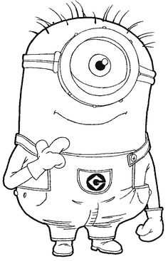 236x367 Step Step 097 How To Draw Kevin The Minion From Despicable Me
