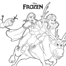 220x220 Elsa Coloring Pages