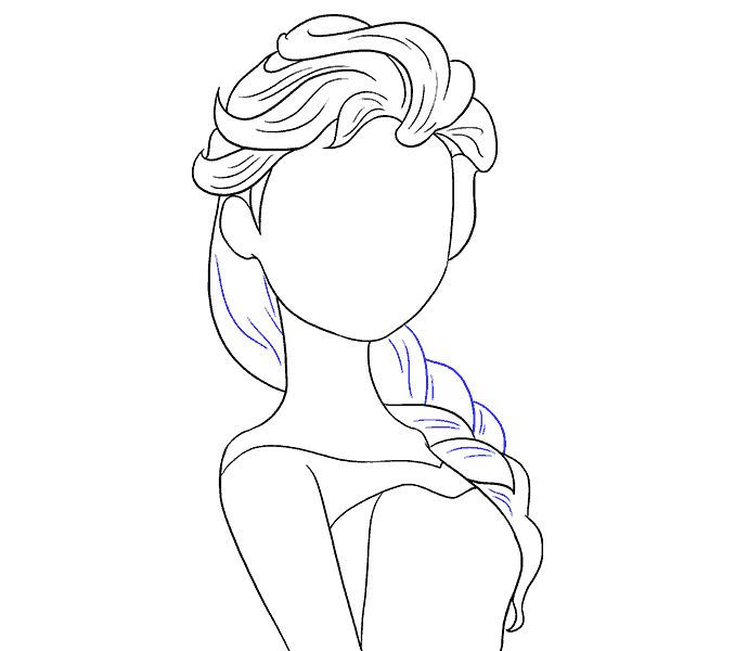 678x600 How To Draw Elsa From Frozen Easy Step By Step Drawing Guides