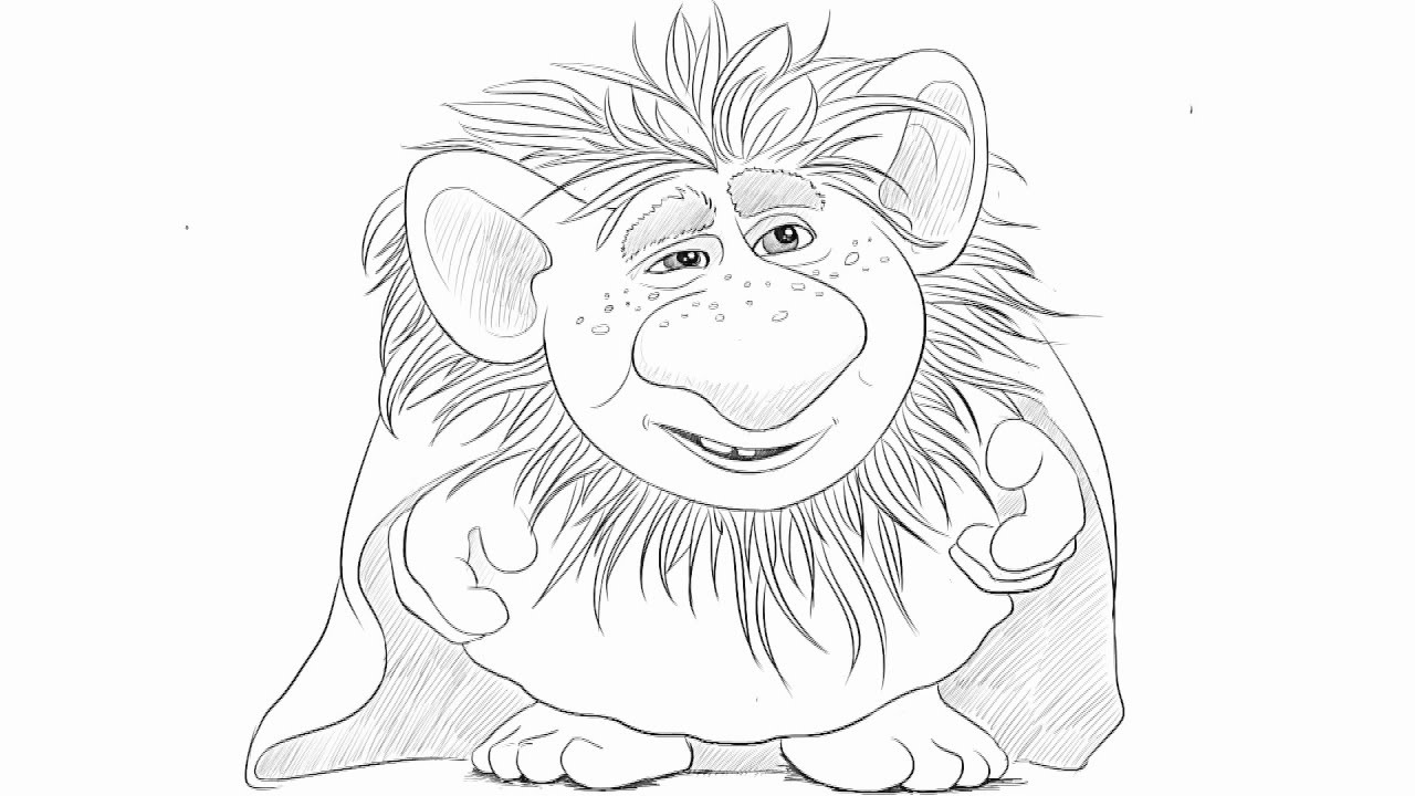 1280x720 How To Draw A Troll From Frozen